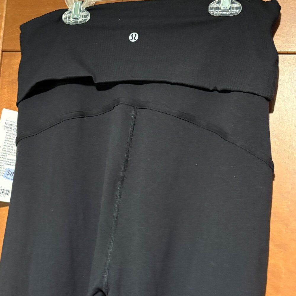 Lululemon Align Super High Rise Ribbed Waist Jogger Black Sz 8 NWT - Picture 9 of 9